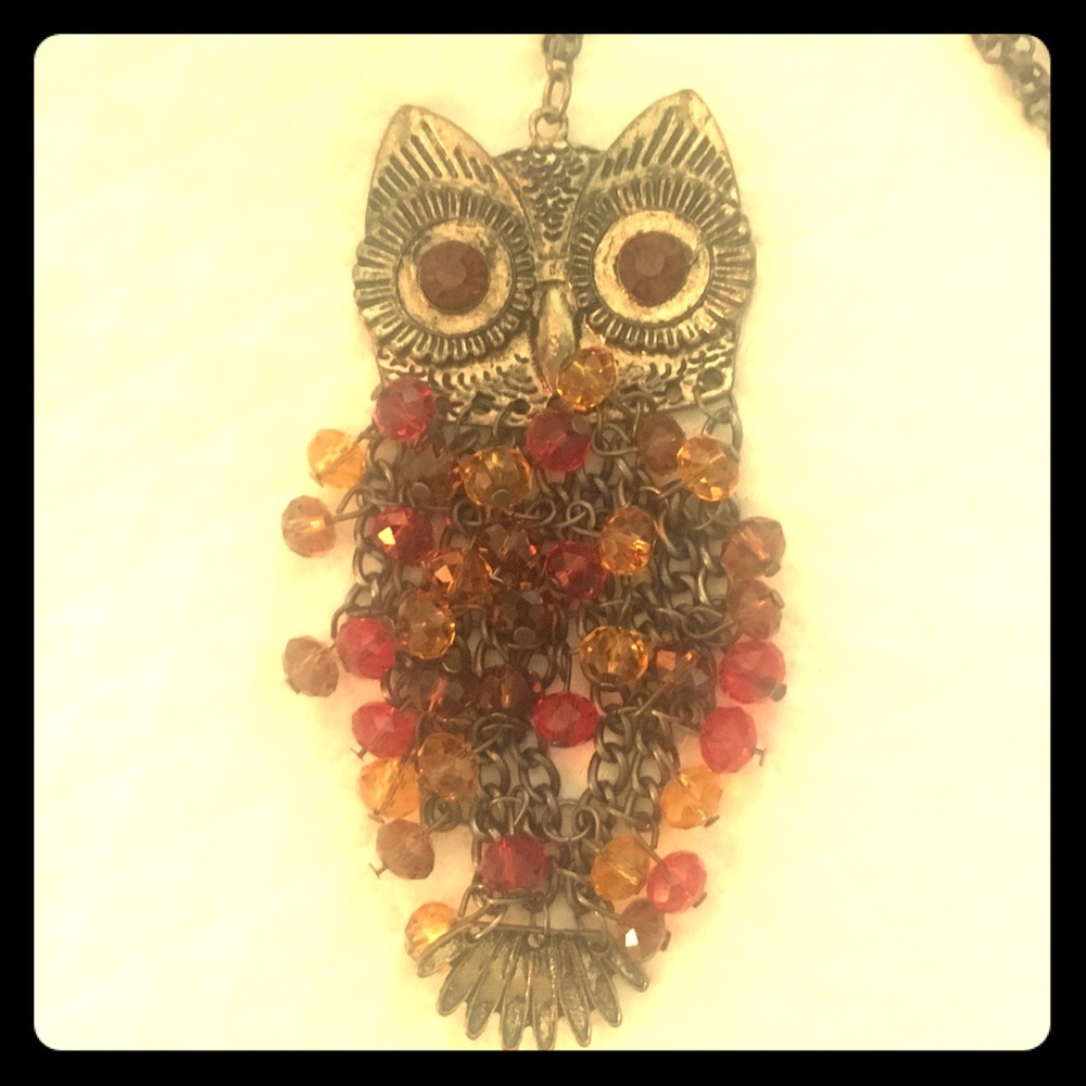 VINTAGE OWL NECKLACE